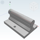 OBA01_02 - Aluminum Plastic Sliding Bearing Block (Assembly)