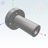 OBK51_56 - Aluminum-Plastic Sliding Bearing:Lengthened Round Flange Type/Lengthened Square Flange Type