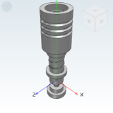 OFH21_26 - Steel Ball Guide Post Assembly For Mold Base Movable Stopper/Fixed Stopper Removable Type