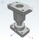 ofh41_44 - Steel ball type independent guide post assembly Movable stop Fixed stop