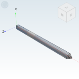 LJF22_26 - 30-Degree Trapezoidal Lead Screw¡¤Middle Tolerance h7 Type¡¤One End One Step And One End Two Step Type