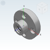 BFU61_86 - Mounted Bearing¡¤Double Bearing Guided Flange Type¡¤L Size Designation Type With Retaining Ring