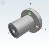 BGC61_71 - Mounted Bearing¡¤Double Bearing Lengthen Guided Flange Type¡¤L Size Designation Type Without Retaining Ring