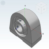 UCPA_TR - TR pedestal bearing, cast type, narrow type vertical pedestal outer spherical ball bearing