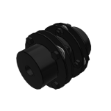 DBN56 - Diaphragm Stepped Coupling¡¤Keyway Type¡¤Double Diaphragm