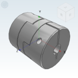 DBU06 - Cross Ring Coupling Body: Aluminum Alloy / Spacer Ring: PEEK (Polyether Ether Ketone) Screw Clamp Type