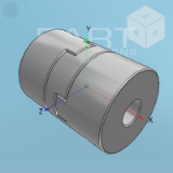 DBV01 - Cross Ring Coupling¡¤Screw Clamping Type¡¤Stainless Steel(Aluminium Bronze)