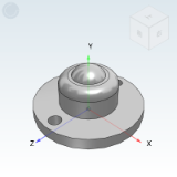 E-QFC02 - Economy heavy-duty steel universal ball/turning type/flange type