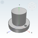 QDE72 - Steel Universal Ball,Turning Type,Flange Type,Downward Use Type With Spring