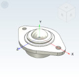 QDH01_31 - Plastic Universal Ball ¡¤ Flange Type