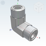 WSB06_07 - O-ring flat sealing transition joint/metric thread/90 ° bend joint