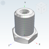 WSD41_42 - Plug type transition joint/American NPT thread/American JIC thread/American ORFs thread