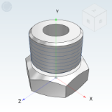 WSD45_46 - Plug type transition joint/American NPT thread/American JIC thread/American ORFs thread